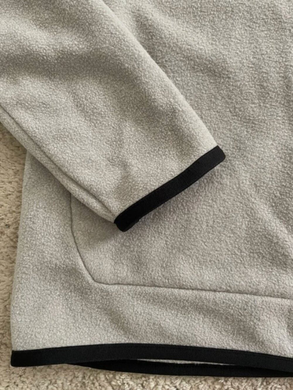 Nike Tech Fleece Men Size S Winterized Hoodie Cobblestone Black Pristine VNDS - Picture 9 of 16
